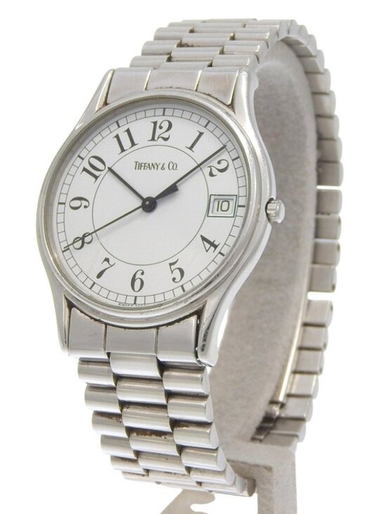 TIFFANY&Co. Classic Watches WhiteDial Stainless Steel Quartz Analog displa... main image 3